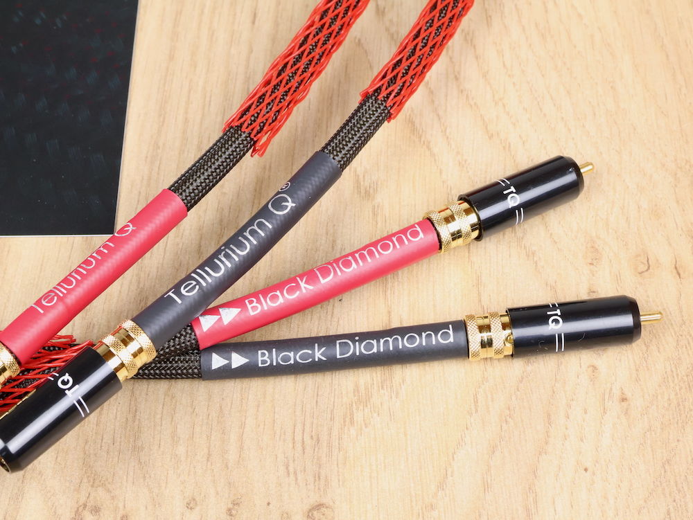 Tellurium Q Black Diamond audio interconnects RCA 1,0 m... 2