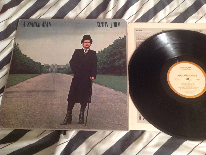 Elton John  A Single Man MCA Records Gatefold Cover
