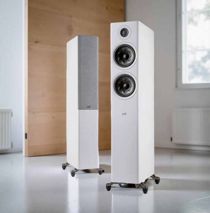 Polk Audio Reserve R600 Floorstanding Speaker in White ...