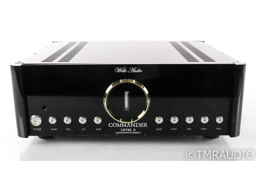 Wells Audio Commander Level II Stereo Tube Hybrid Preamplifier; Remote (40715)