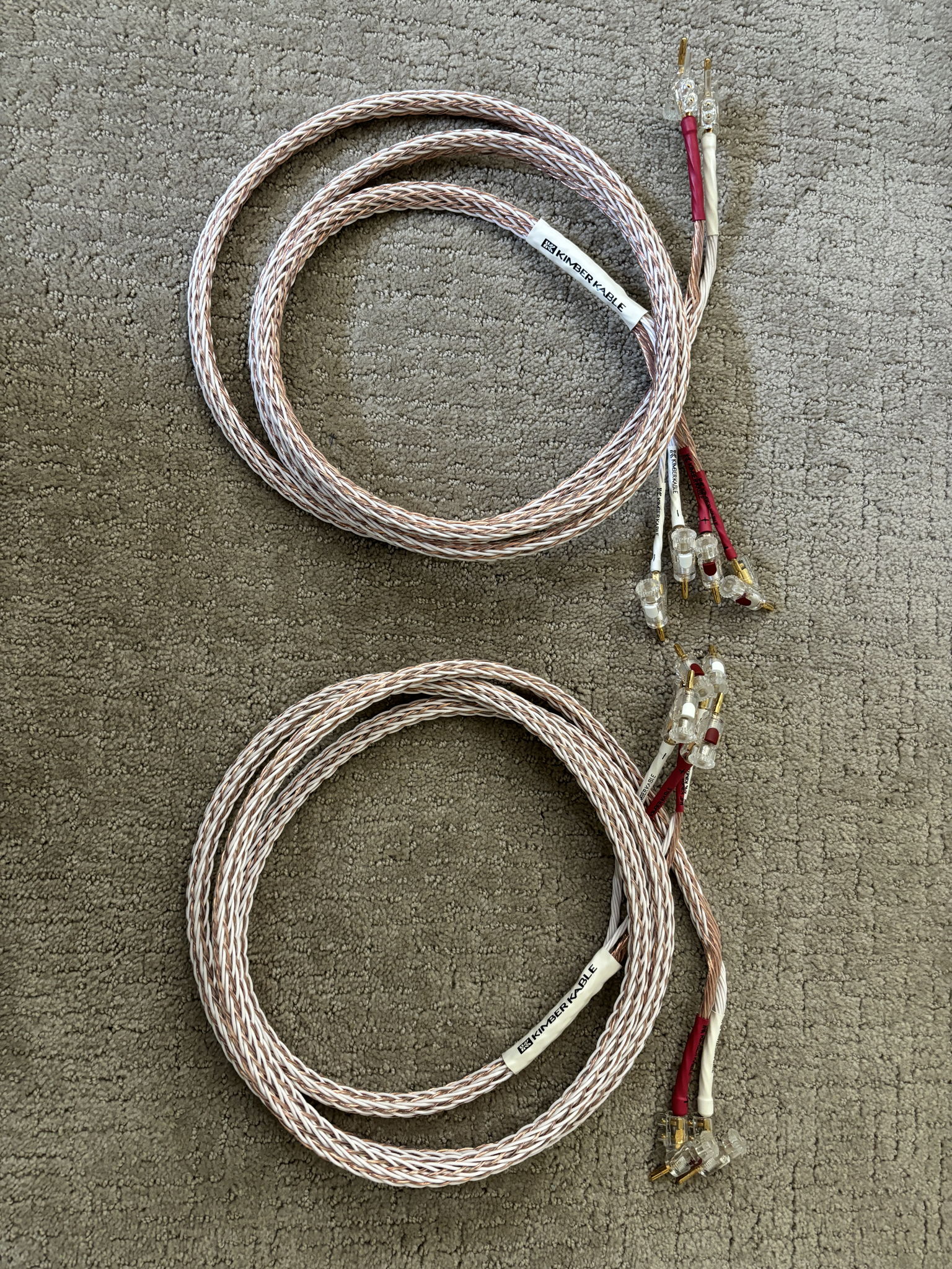 Kimber Kable 12TC speaker cables - 2.5M pair