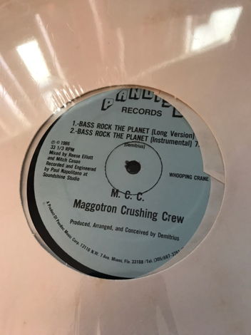 M.C.C. MAGGOTRON CRUSHING CREW bass rock the planet M.C...
