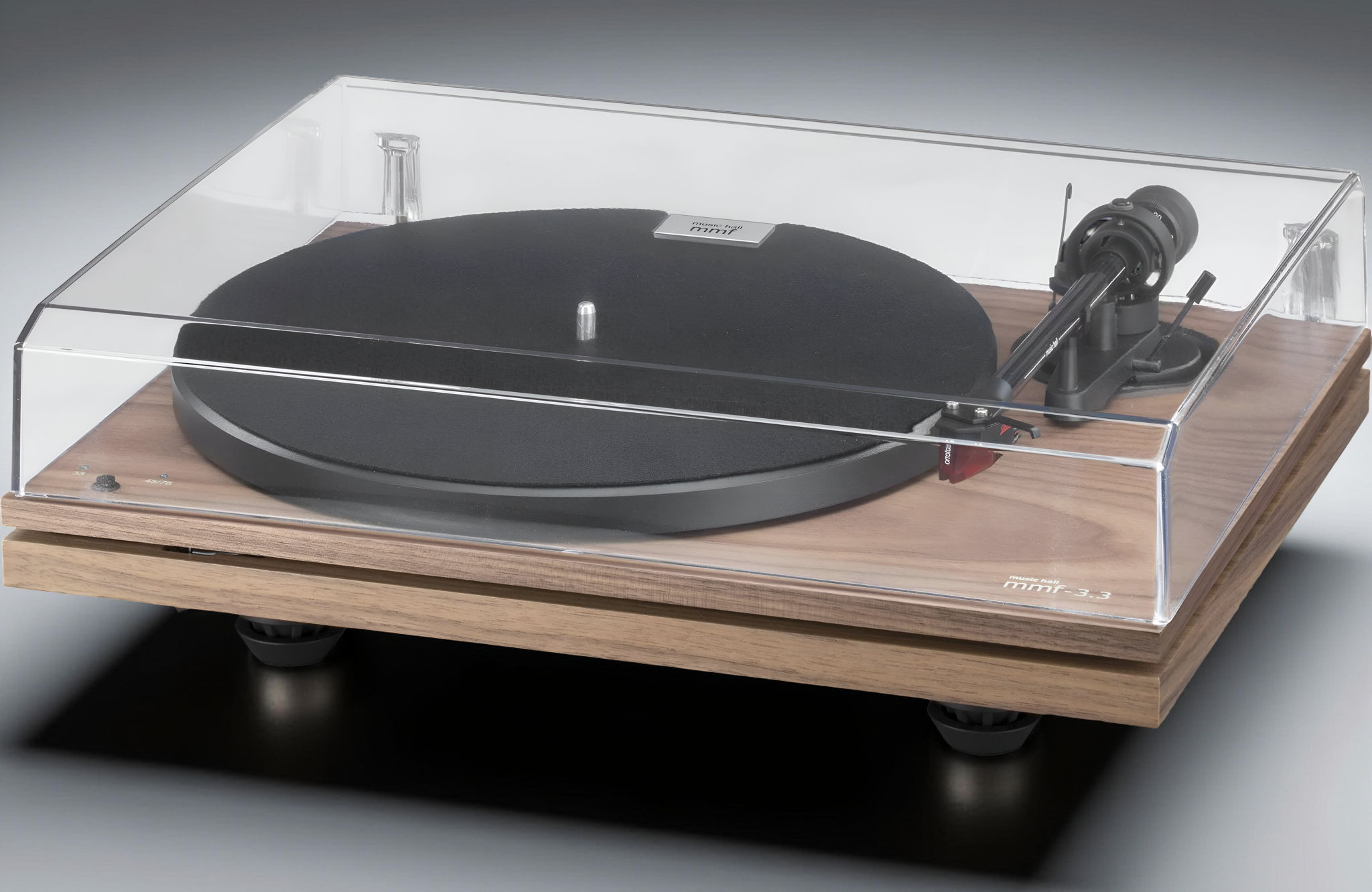Music Hall MMF 3.3 in Satin Walnut with Ortofon 2M Red ... 2