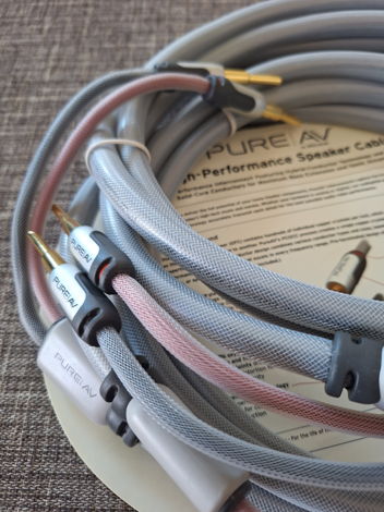 Pure AV/Belkin high performance Speaker Cables 8.0 feet...