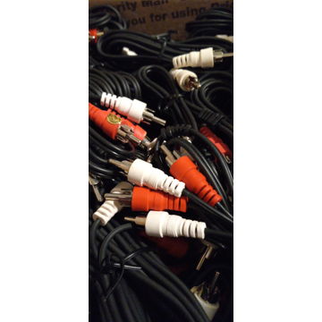 basic inexpensive stereo audio cables PRICE REDUCED BRA...