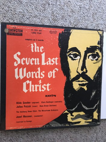 The seven last words of Christ 2 lp box set Haydn Remin...