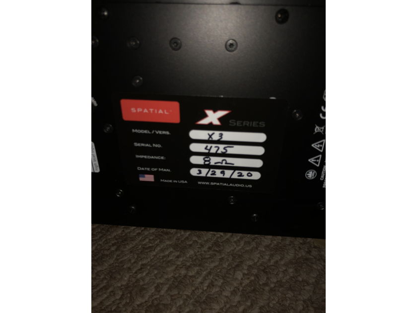 Spatial Audio X-3 Almost New!