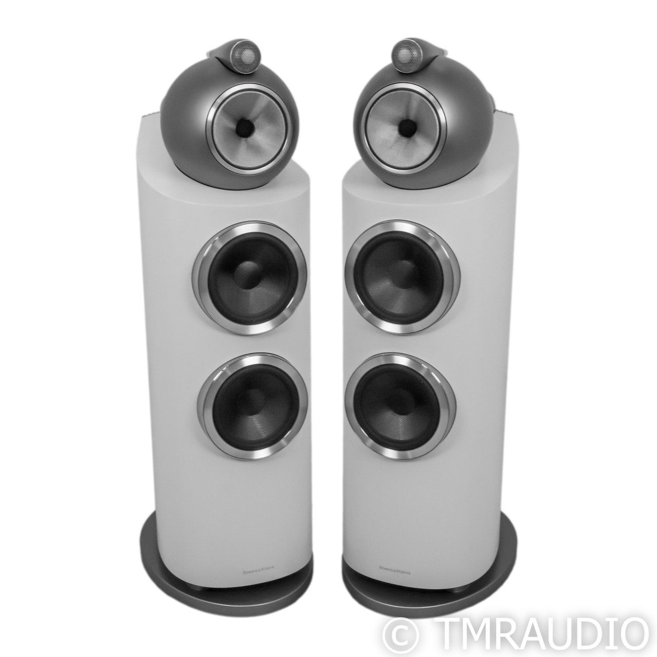 B&W 802 D3 Floorstanding Speakers; White Pair (65497)