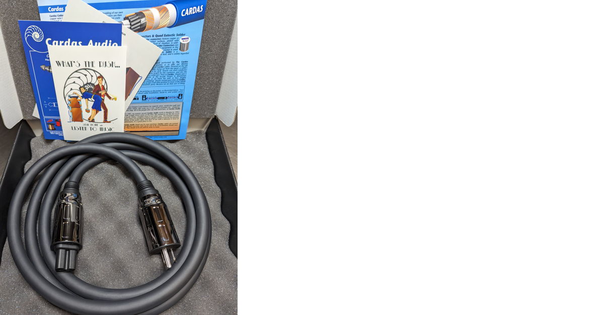 CARDAS AUDIO CLEAR REFLECTION POWER CORD -... For Sale | Audiogon