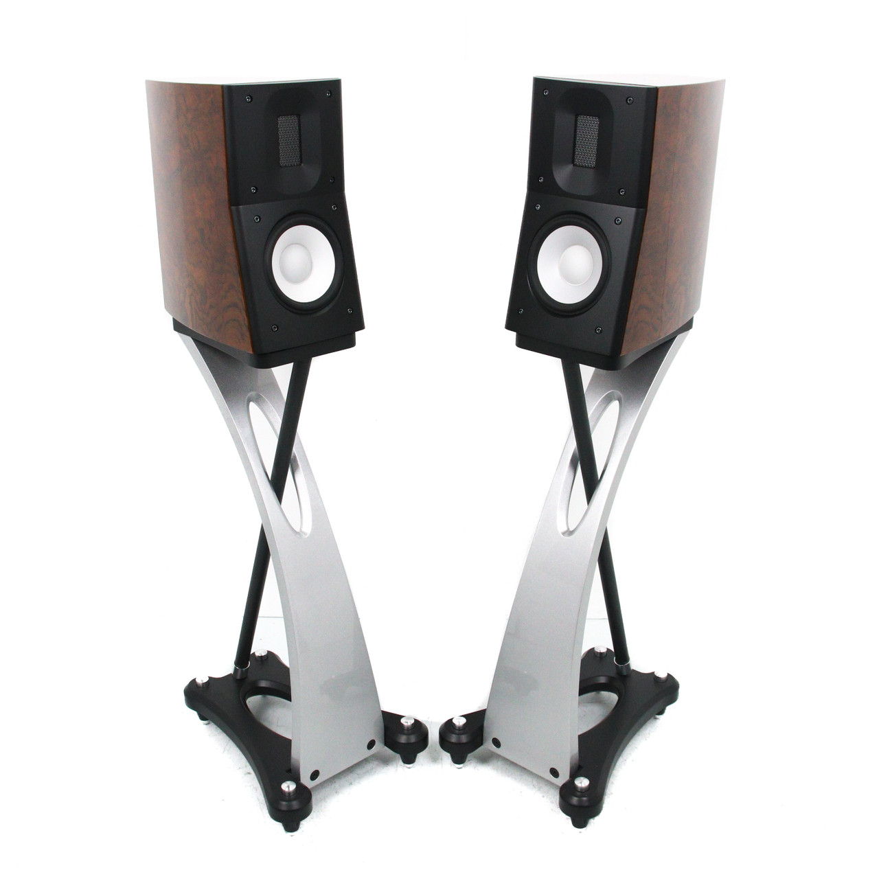 Raidho Acoustics C1.1 Bookshelf Speakers; Burl Walnu (8...