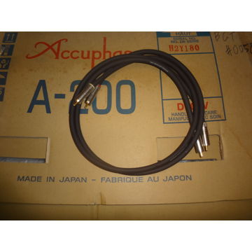 ACCUPHASE  SL-10G SUPER REFINED RCA CABLES 1.0 METER LONG