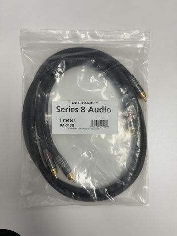 Tributaries Series 8 Stereo Interconnect RCA 1m