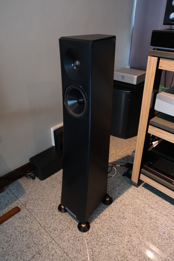 Love this small floorstanders. I replaced much bigger Focal Scala V2 with this. Although bottom end becomes less, but these small FS disappears better and more balanced sounding in my small-ish living room
