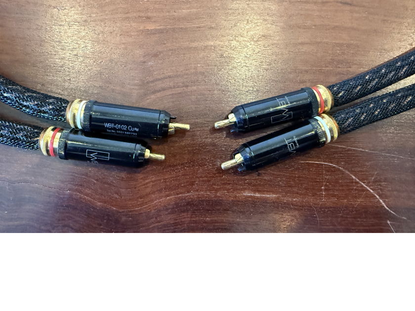 Kimber Kable KS1016 Select 1M RCA Interconnect Cables EXCELLENT