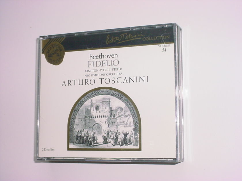 2 cd set Beethoven Fidelio Arturo Toscanini RCA Victor gold seal volume 54 USA MONO 1991