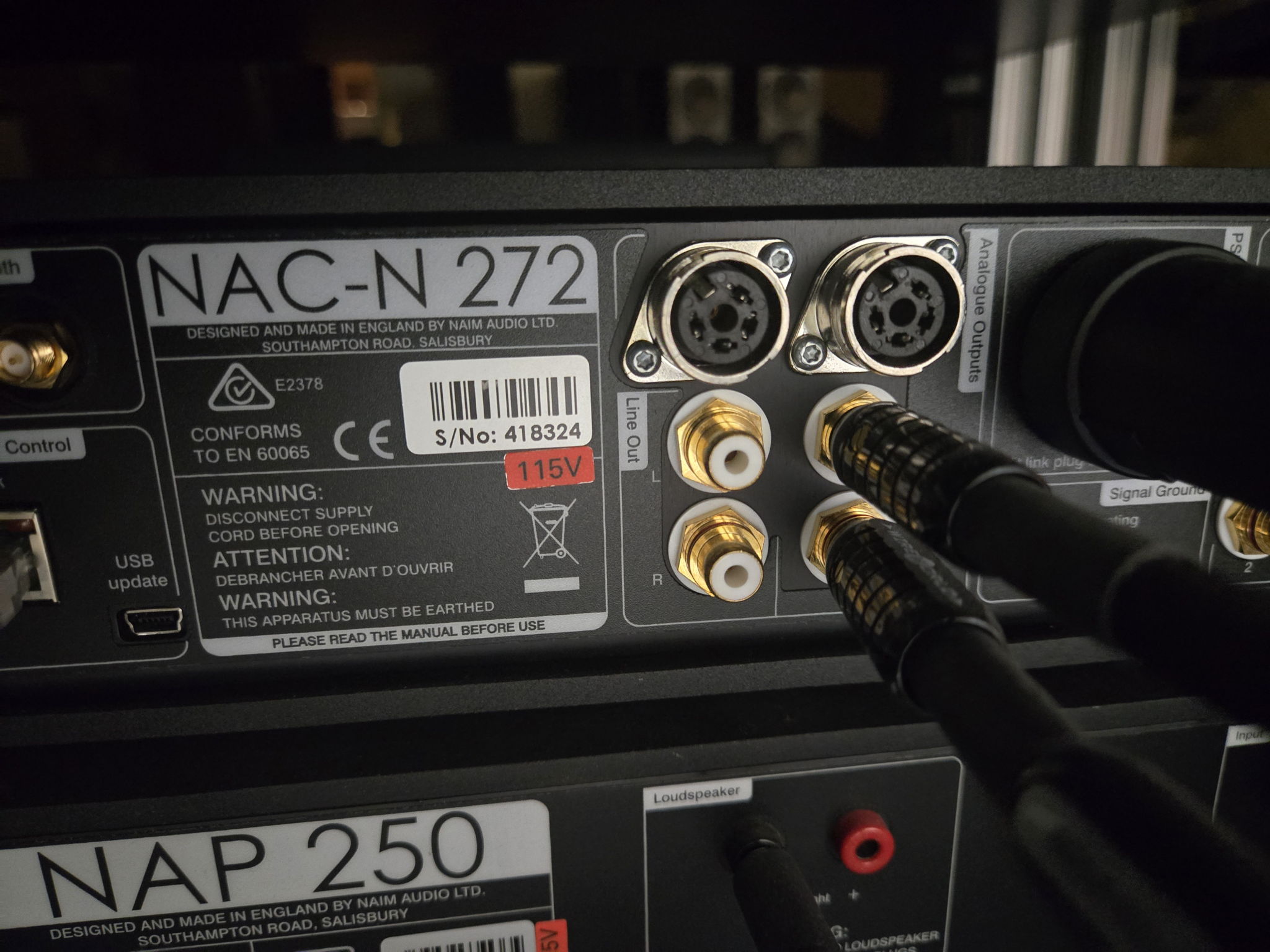 naim  nac272 250dr 2