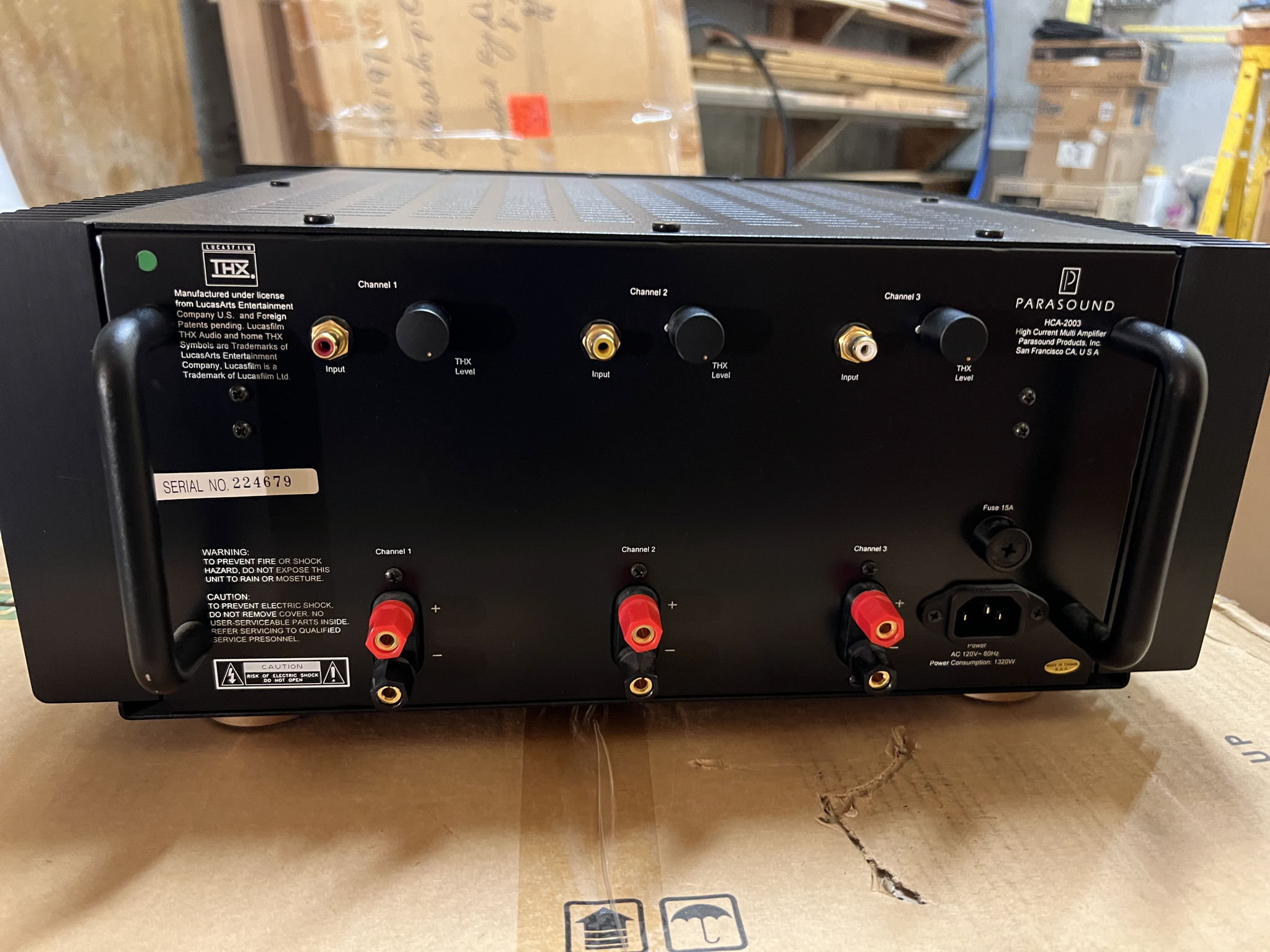 Parasound 3 Channel Amp 2