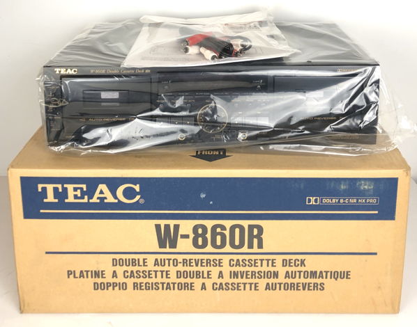 TEAC W-860R Double Auto-Reverse w/ Pitch Control Casset...