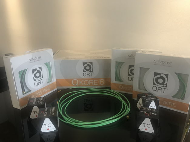 Nordost Q Kore 6 plus with RCA/XLR/banana extra wires, ...