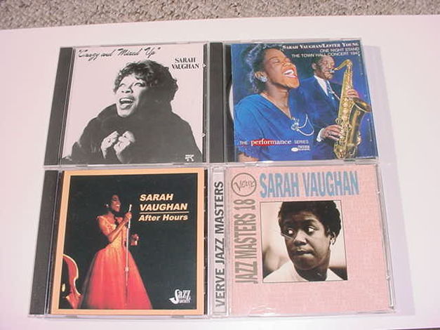 Sarah Vaughan lot of 4 cd's cd - jazz MASTERS 18 & Afte...