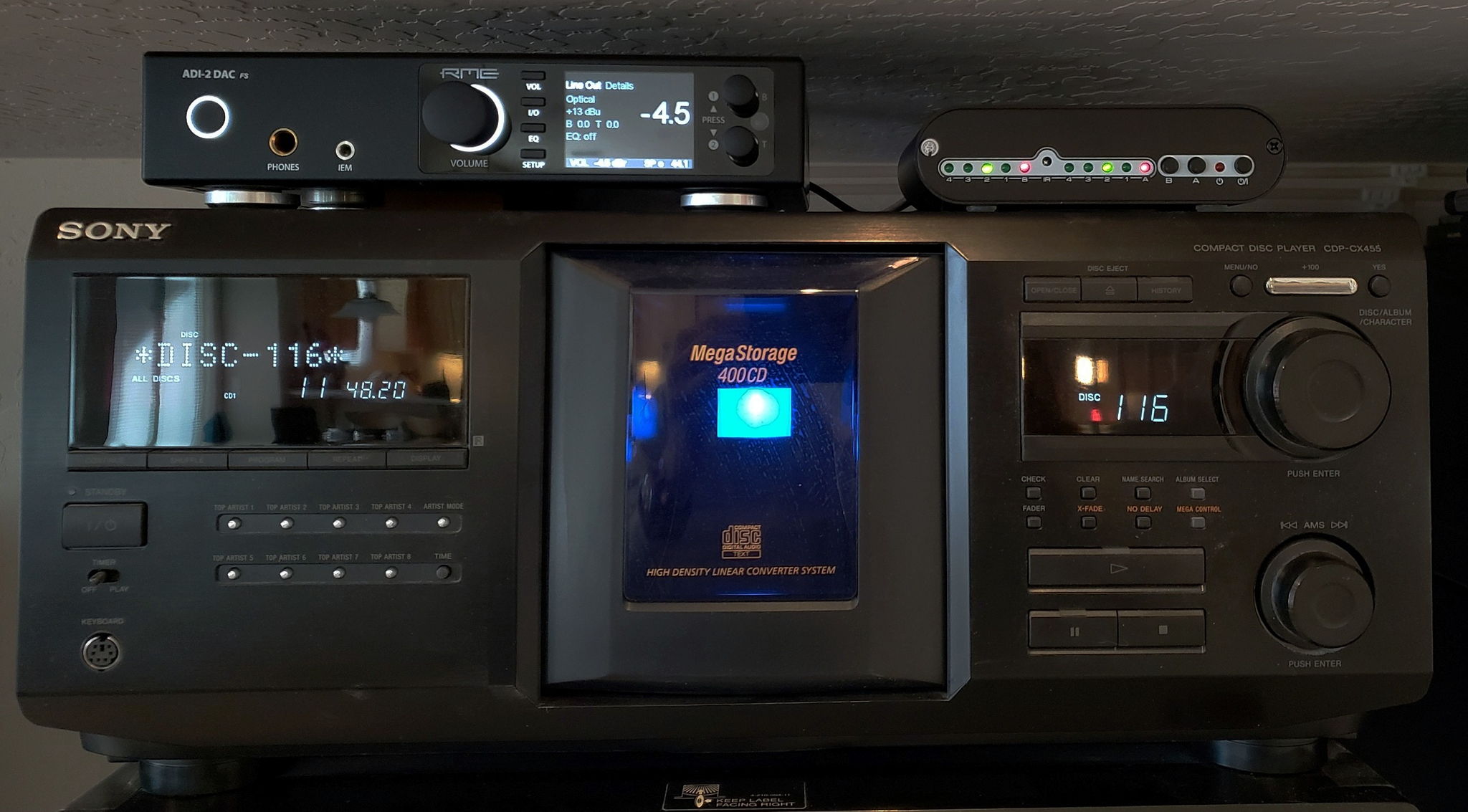 CD Jukebox (1 of 4), DAC, & TOSLINK Switch