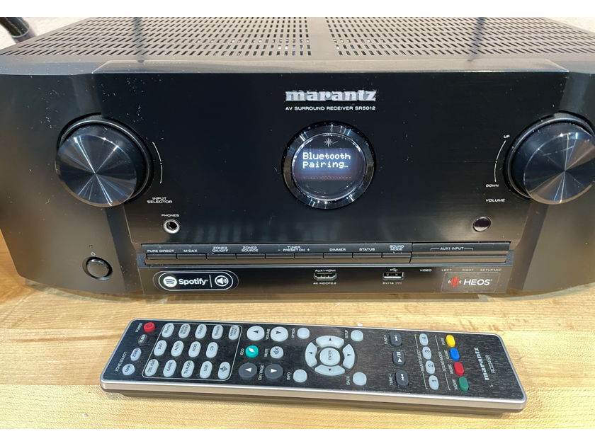 Marantz SR-5012 4K Home Theater Receiver 7.2-channel HDMI with Wi-Fi, Dolby Atmos. DTS:X & HEOS