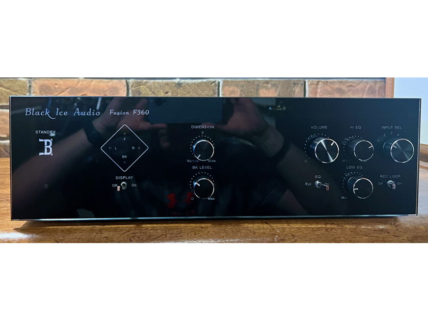 Black Ice Audio F360 Remote tube preamplifier with Spatial & tone controls