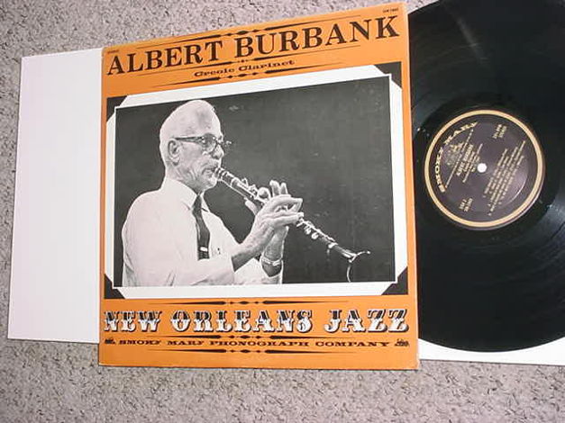 Albert Burbank creole clarinet lp record New Orleans jazz