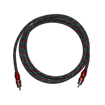 (single) AudioQuest CINEMAQUEST VDM-3 2m 6.75ft Coaxial...