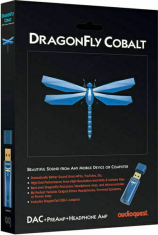 AudioQuest DragonFly Cobalt USB Digital-to-Analog Conve...