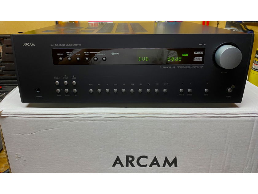 Arcam AVR 250, 7.1 Surround Sound Receiver, Black