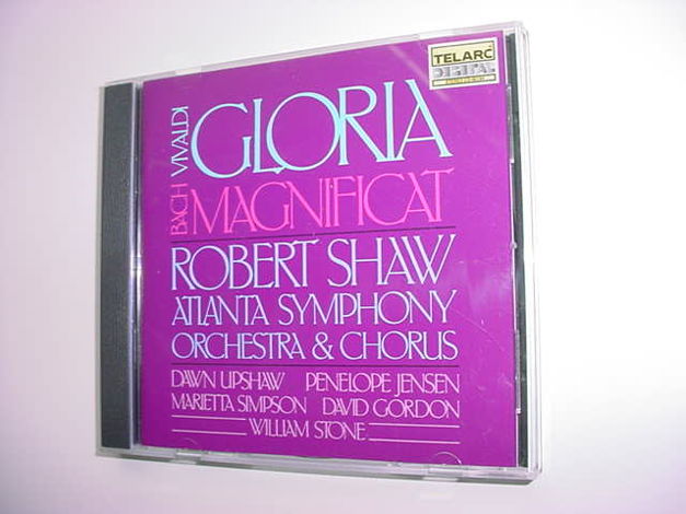 TELARC DIGITAL CD Robert Shaw Vivaldi Gloria Bach Magni...