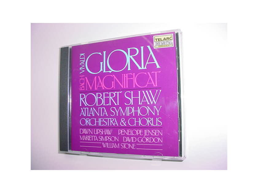 TELARC DIGITAL CD Robert Shaw Vivaldi Gloria Bach Magnificat 1989