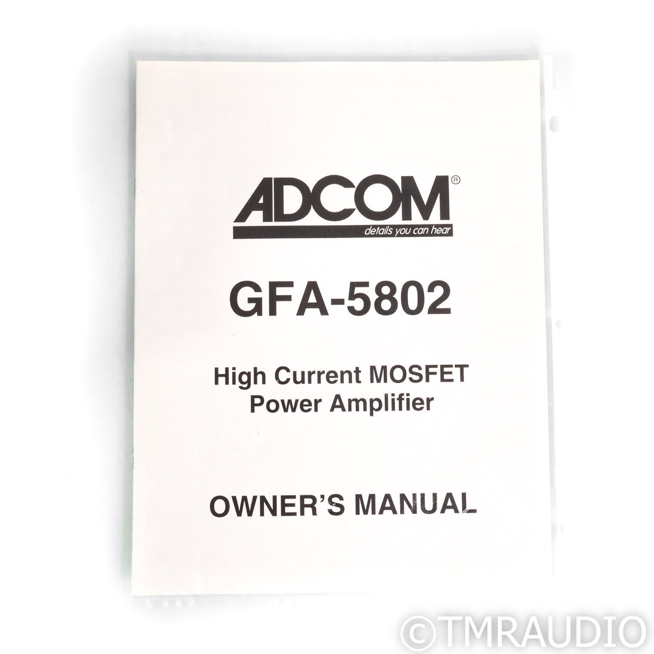 Adcom GFA-5802 Stereo Power Amplifier (69273) 10