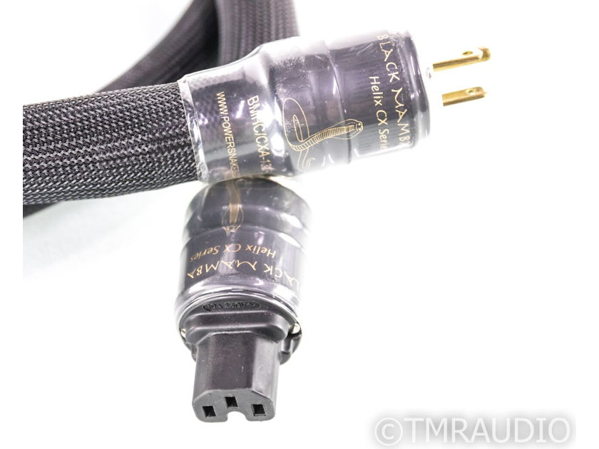 Shunyata Research Black Mamba Helix HC CX Power Cable; 1.8m AC Cord; HC/CX (25619)