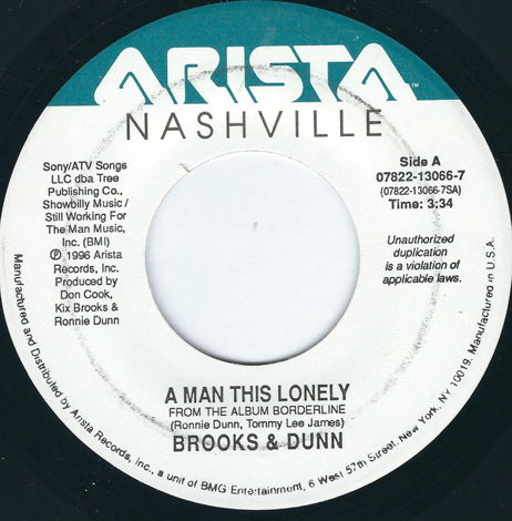 Brooks & Dunn A Man This Lonely