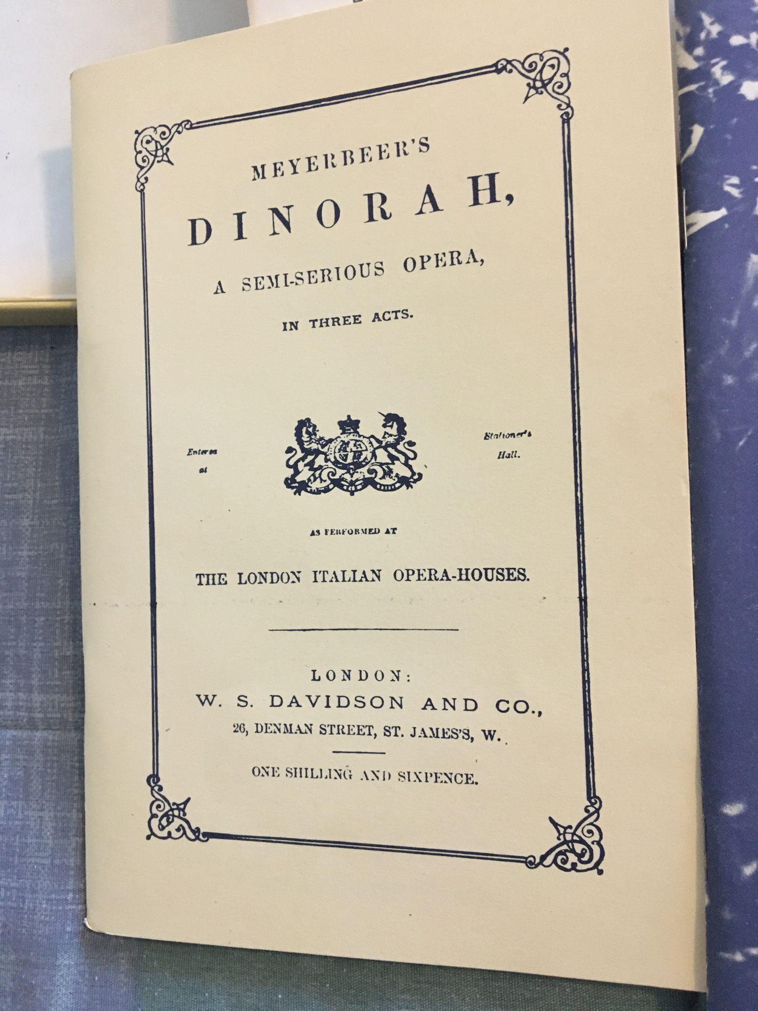Dinorah Meyerbeer 3 Lp Record box set  Opera Rara OR5 E... 3