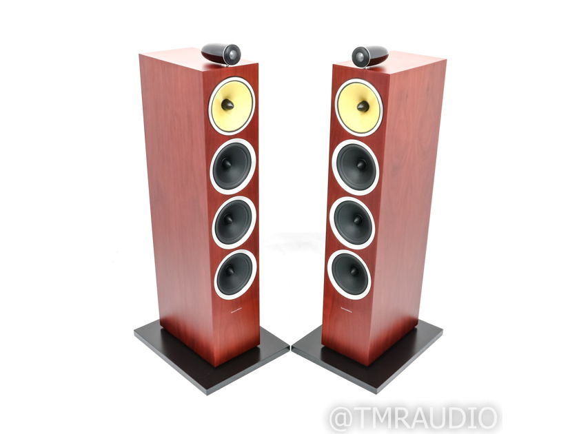 B&W CM10 S2 Floorstanding Speakers; Rosenut Pair; CM-10 (28583)