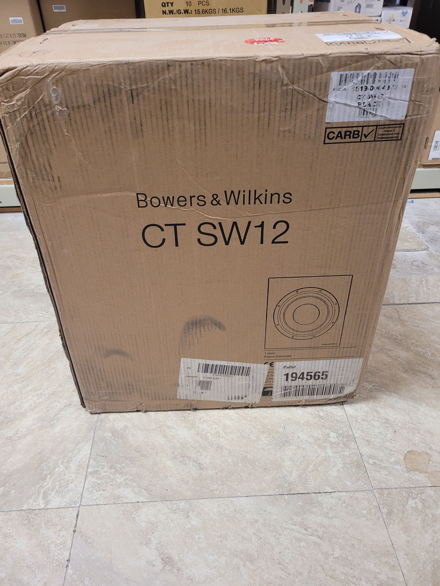 B&W (Bowers & Wilkins) CT-SW12 3