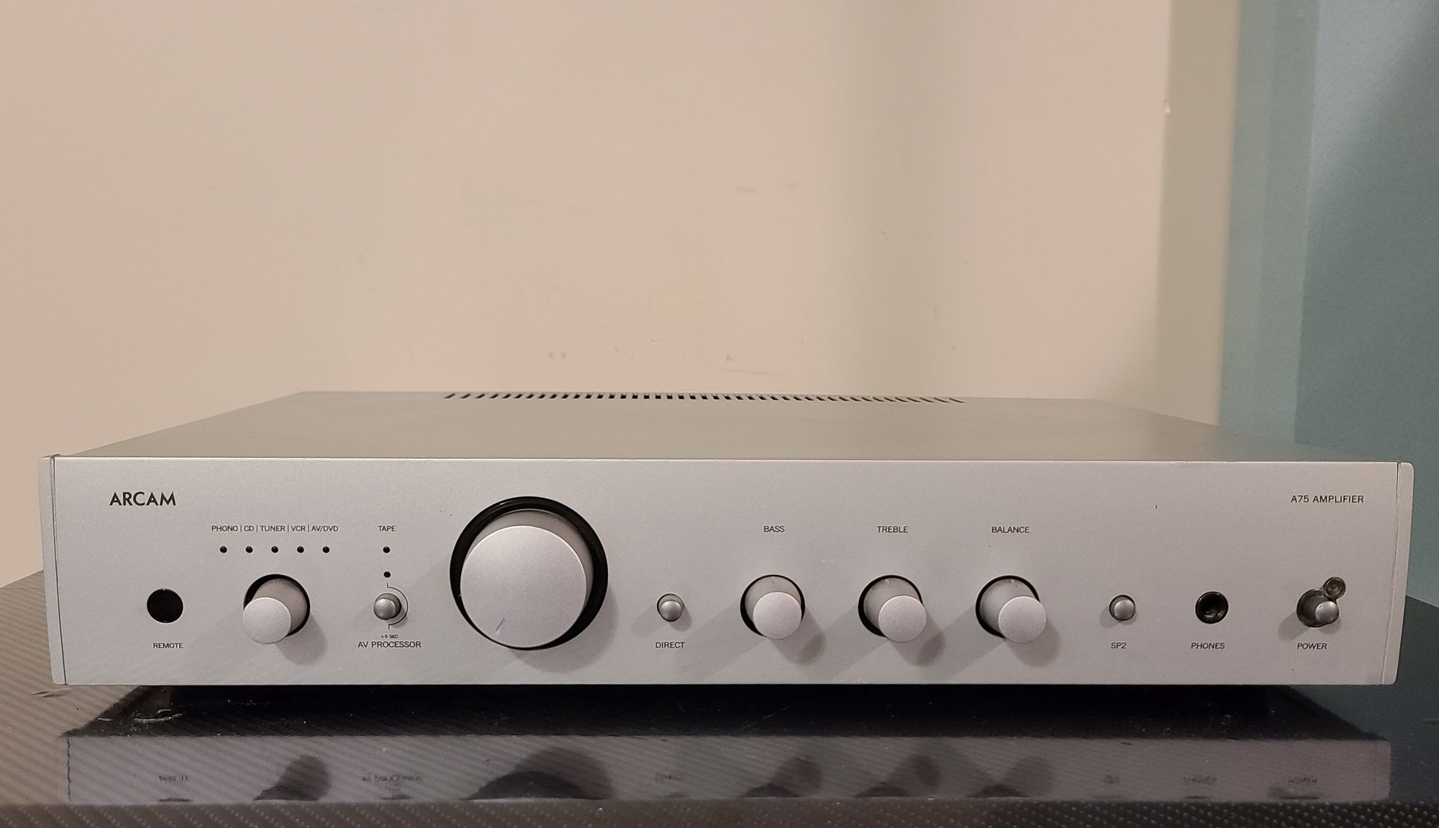 A75 Integrated Amplifier.