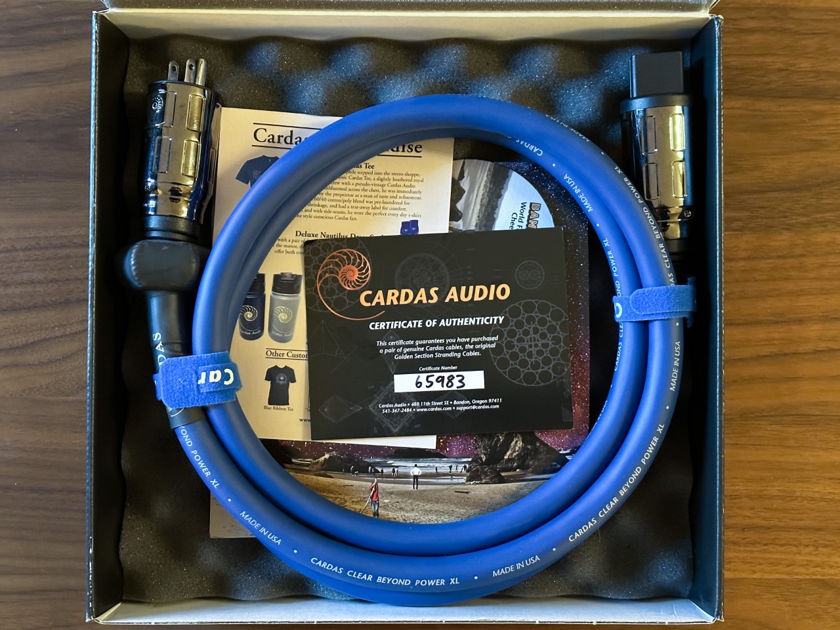 Cardas Audio Clear Beyond Power XL - 2M - 20A IEC Connector