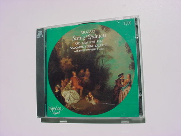 2 CD SET Mozart string quintets k515 516 593 614 Salmon...