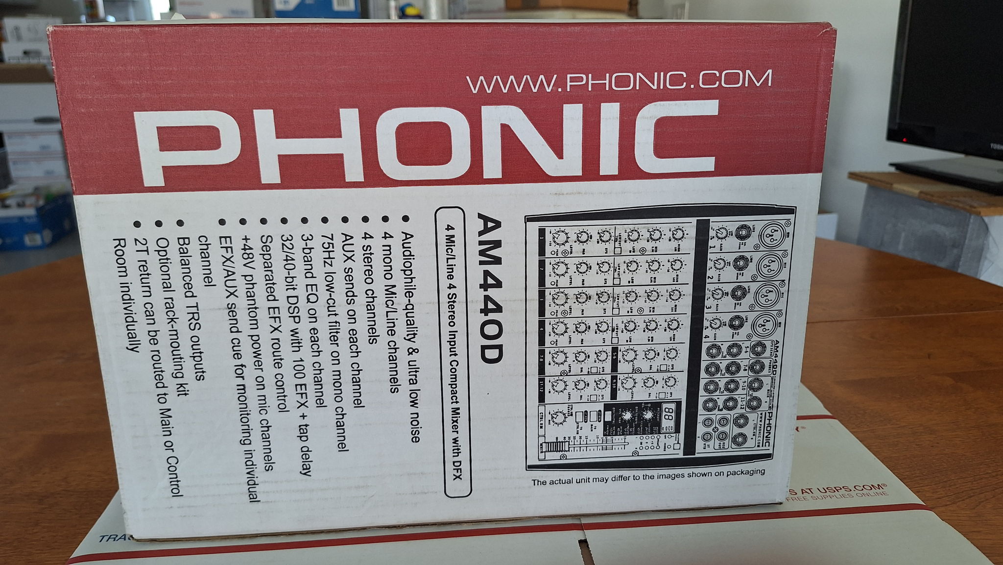 Phonic AM440D Audiophile Quality Ultra Low Noise Mixer ... 2