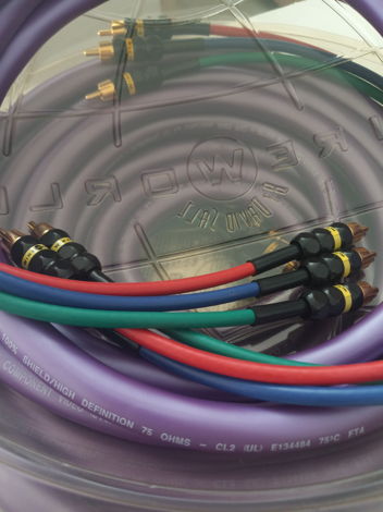 Wireworld ULTRAVIOLET III ultra component video cable, ...