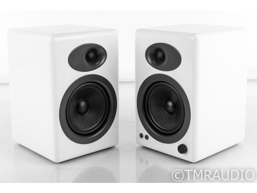 AudioEngine A5+ Powered Bookshelf Speakers; White Pair (21376)