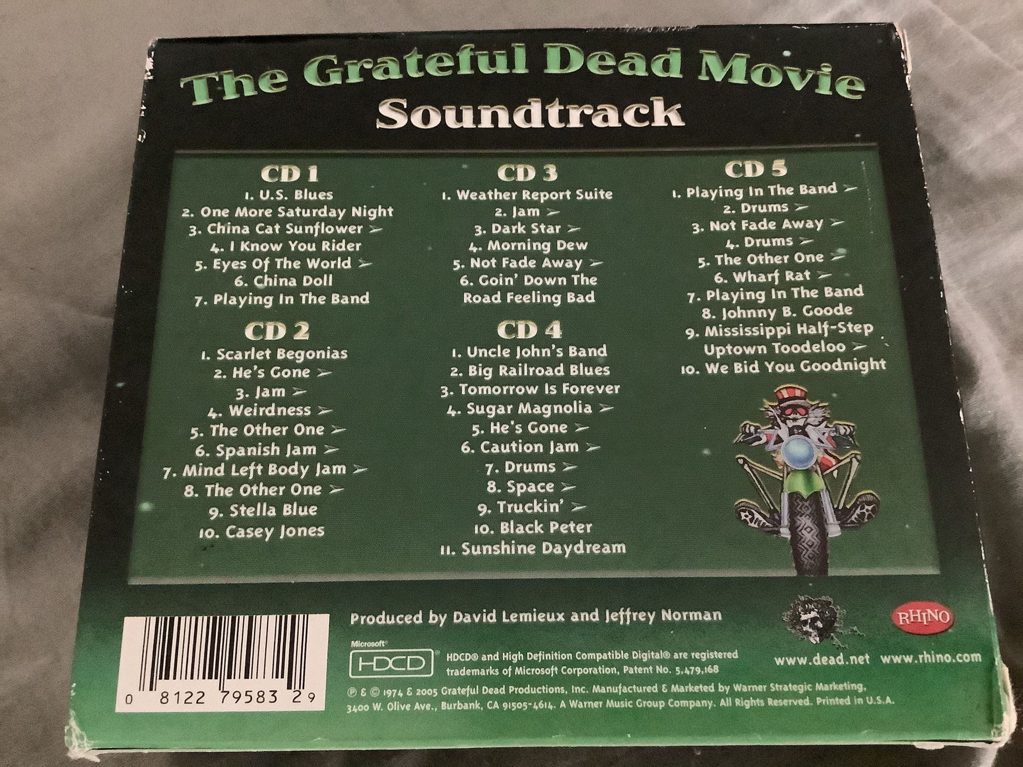 Grateful Dead 5 CD Set HDCD Encoded  The Grateful Dead ...