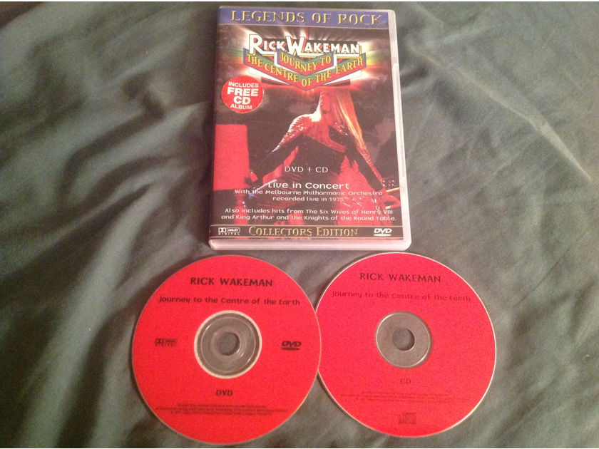 Rick Wakeman  Journey To The Centre Of The Earth Live 1975 Compact Disc + DVD