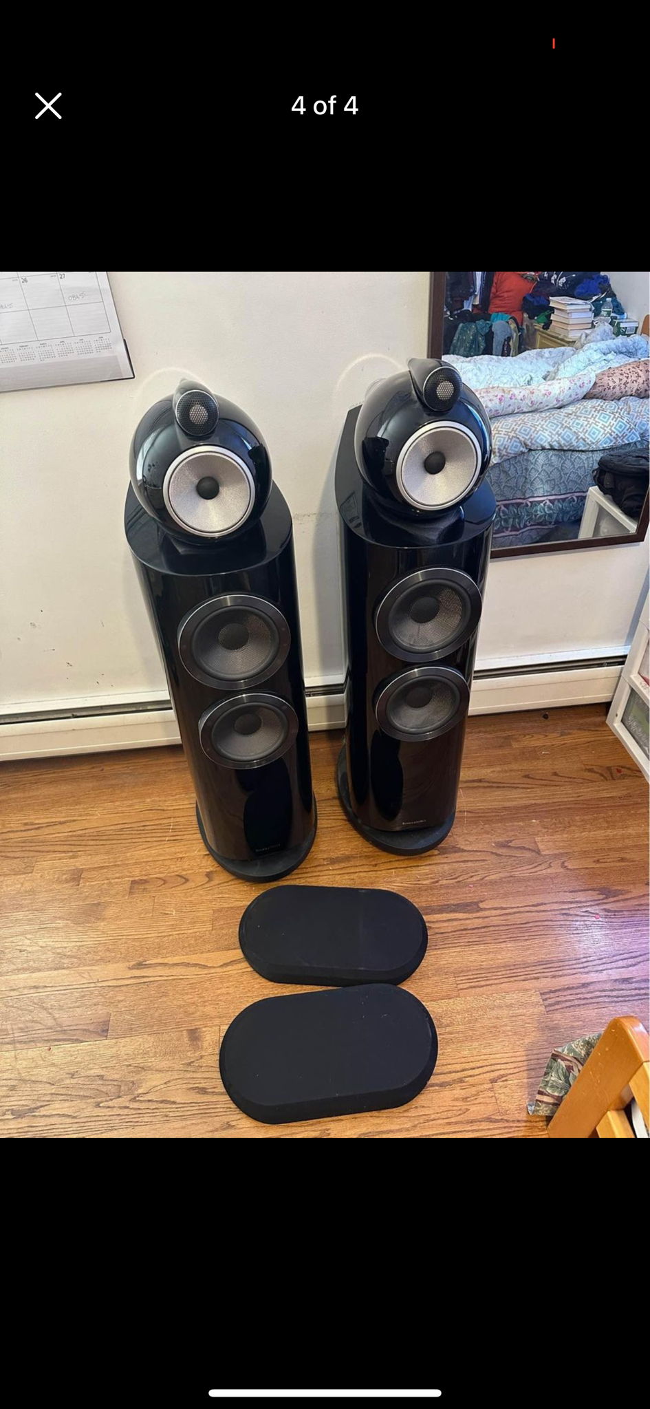 B&W 803 D3 BLACK SPEAKERS MINT CONDITION!!!