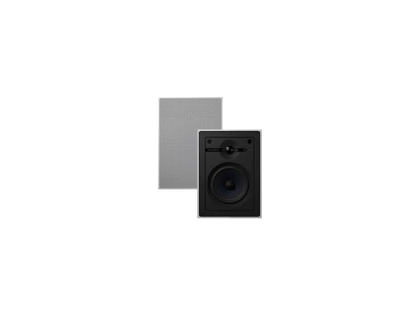 B&W CWM652 In Wall Speaker; Single; White (New) (26294)