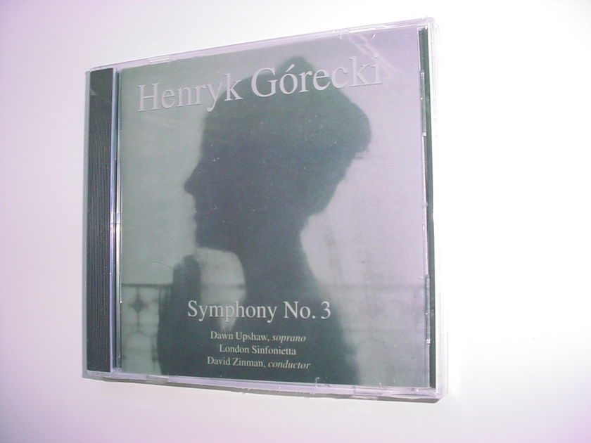 SEALED NEW CD Henryk Gorecki symphony no3 Dawn Upshaw David Zinman